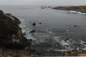 View of Salt Point, right Gerstle Cove on right in Salt Point State Park