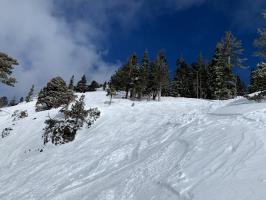 Blue sky and clouds in Alpine Meadows
