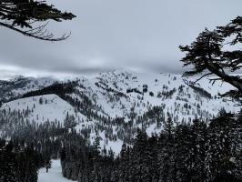View of Ward Peak in Alpine Meadows