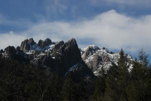 Castle Crags seen from Vista Point