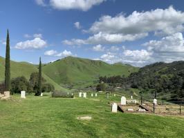 Cemetery at Black Diamond Mines hike