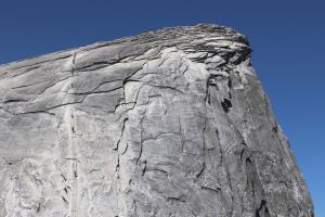 Half Dome Cable Route with climbers