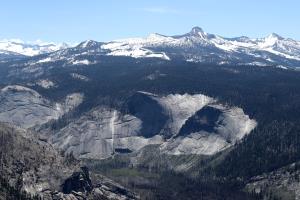 View from top of Half Dome