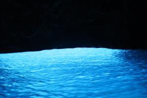 Inside Blue Cave