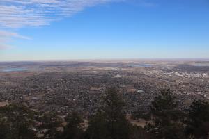 View of Boulder at summit of Mt. Sanitas