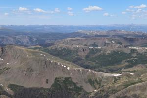 Summit view on San Luis Peak