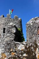 Flag of Portugal at Castle of the Moors