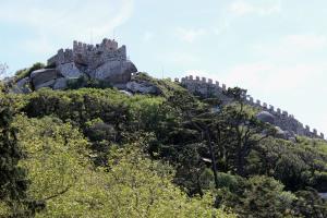 Looking up at Castle of the Moors