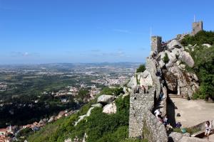 Outlook from Castle of the Moors