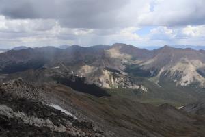 Summit view on Mt. Yale