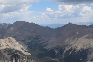 Summit view on Mt. Yale