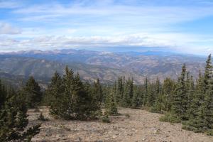 View descending Chief Mountain