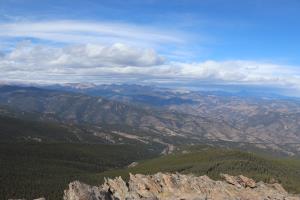 View at summit of Chief Mountain