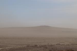 Dust on the hill