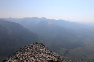 View on summit of Gothic Mountain