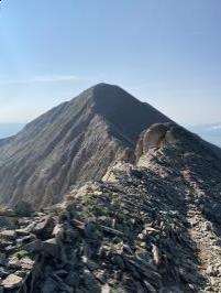 View of summit of Gothic Mountain