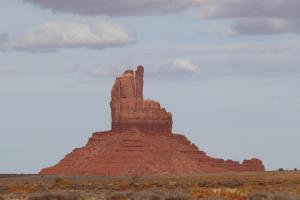 Butte in Monument Valley