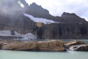 Upper Grinnell Glacier Lake rocks