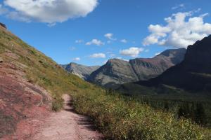 View from trail returning from Ptarmigan Tunnel