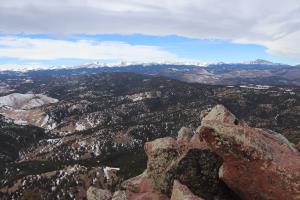 View from summit of South Boulder Peak