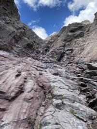 Rocks to climb on to get to Crestone Peak