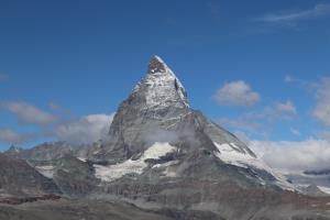 Matterhorn seen on hike down into town