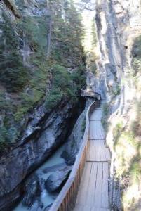 Walkway along gorge
