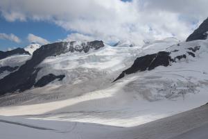 Glacier seen from Jungfraujoch