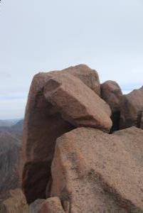 Summit of Sunlight Peak boulders