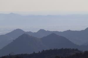 View of hills from top of Pinnacles
