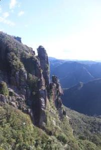 Pillar rocks seen on Pinnacles trail