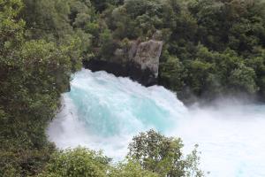 Up close view of Huka Falls