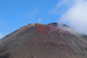 Clouds over mountain