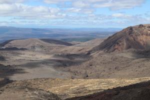 Landscape view headed to Oturere Hut