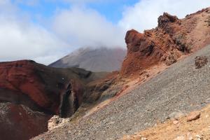 View of Red Crater, descending