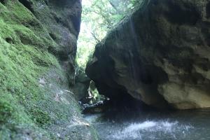 Small waterfall in chasm