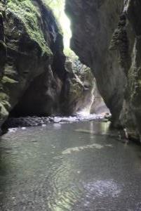 Waterway in chasm
