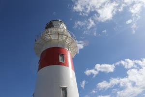 Close up of Cape Palliser Lighthouse