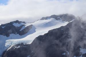 Glacier seen from summit of Avalanche Peak