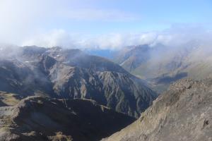 View from summit of Avalanche Peak