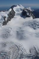 Glacier and mountain view