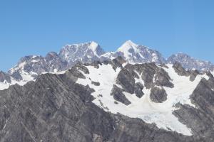 Mt. Cook and Mt. Tasman