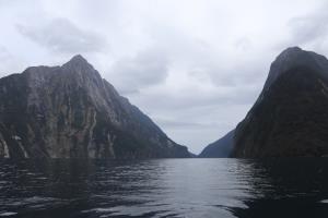 Fiord view from boat