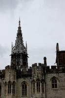 Gothic building in Cardiff Castle courtyard