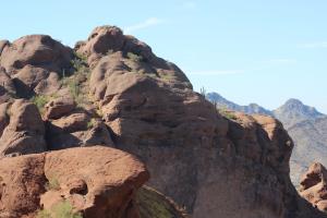 Rocks near summit of Camelback Mountain