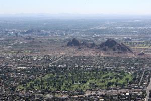 View from top of Camelback Mountain