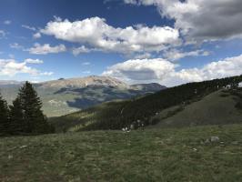Looking at Bald Mountain in Breckenridge