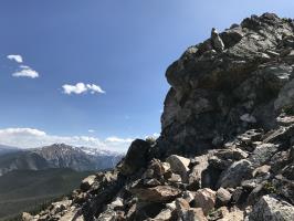 View on trail on Buffalo Mountain