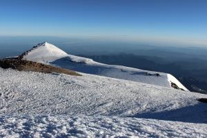 View from Columbia Crest, true summit of Mt. Rainier