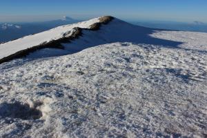 Mt. Adams seen from Columbia Crest, summit of Mt. Rainier